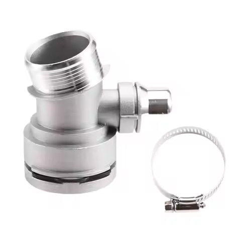 Upper Radiator Coolant Hose Connector 17128602870 Aluminum For BMW 530I 2.0L 540I 3.0L 2017-2020 Car