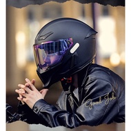 Full Face Helmet, Low Wind Noise Design, Lightweight 1400g, DOT 3C Certified, Fully Upgraded