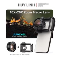 Lens 10-20x HD zoom macro Lens for Apexel APL-ZM100 phone, new model 2025, genuine