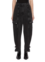 3.1 PHILLIP LIM DARK WASH DENIM UTILITY JEANS