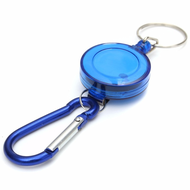 【New arrival】 Keychain Pass ID Holders Name Badge Reel Easy Pull Chest Tag Keyring Type Retractable 
