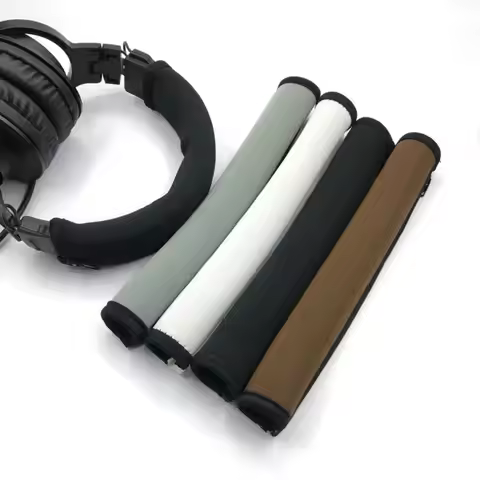 Replacement Headband Cover Zipper Elastic Protector for Audio Technica ATH SR9 MSR7 M20 M30 M40 M40X