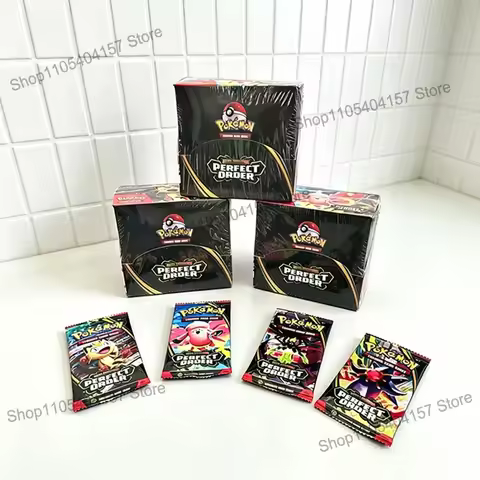 360Pcs Pokemon MEGA EVOLUTION Perfect Order Scarlet Violet Prismatic Evolutions English Booster Batt