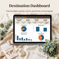 Destination Wedding Planner Google Sheets + Excel, Guest Travel Tracker, Room Block Planner, Wedding