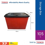 Desktop storage box✎Tesco Storage Box 105L 9908SC (Assorted Color)