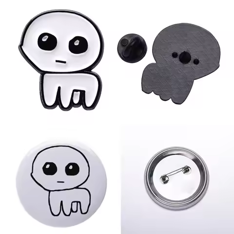 Autism Puppy Enamel Pins Tbh Soft Button Tinplate Pin Creature Backpack Clothes Lapel Badge Brooches