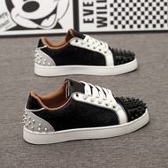 Cross-Border Men's Casual Rivet Sneakers Fashionable Unique Hot Drilling Spirit Guy Trendy CL Liudin