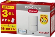 三菱化學 Cleansui 淨水器替換濾芯 3 件裝 MONO 系列 MDC01SZ