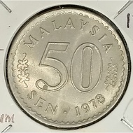 ( Syiling ) 50 Sen 1978 ( UNC ) Malaysia Parliament House