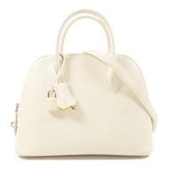 HERMES Evercolor皮革Bolide 1923手挽肩背兩用袋Blanc/Lime