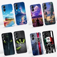 For Vivo Y17S Case New Design Pattern Clear Bumper Soft TPU Casing For Vivo Y17 S Y17S