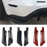 [SM]2Pcs Universal Car Rear Bumper Lip Spoiler Diffuser Splitter Scratch Protector