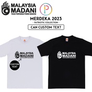 (Adult/Kid) Merdeka 2023 Hari Kebangsaan Malaysia Madani Patriotic Patriotik 1957 Baju Tshirt Custom