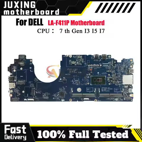 For Dell Latitude 15 5590 I3 I5 I7 7th 8th CPU Notebook Mainboard LA-F411P 0CJWKW 0PTD05 0VJF9H 0VT6