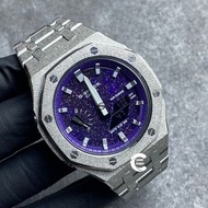 《改裝訂製》G-SHOCK特別限量版 男裝女裝手錶鋼錶電子錶 防水潛水錶 農家橡樹 Casioak Casio G Shock Special Limted Edition GA2100 Luxury Men Ladies Watch  Purple 紫色