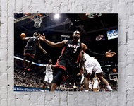 Lebron James Dwyane Wade Nba Poster Standard Size By Lebron James Dwyane Wade Alley-oop Wall Poster