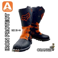 Cross TRAIL SHOES MOTORCROSS IRON PROTECTIVE TRAIL SHOES PREMIUM ORANGE IRON TIP TRAIL SHOES