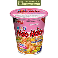 ACECOOK - Mì ly Handy Hảo Hảo Tôm Chua Cay - Mì Handy Hảo Hảo Tôm Chua Cay, Mì Handy Hảo Hảo ly Tôm 