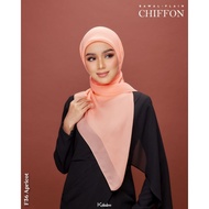 KEKABOO CHIFFON F36 APRICOT PLAIN