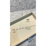 GM20 Mosang Moissanite Fan Bracelet 0.5 CT x 4 silver jewelry s925 silver