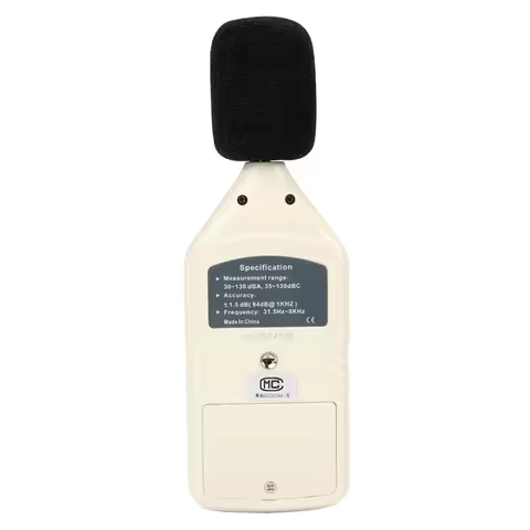 BENETECH GM1358 LCD Digital Sound Level Meter Noise Meter Decibel Meter Frequency Response 31.5HZ-8.