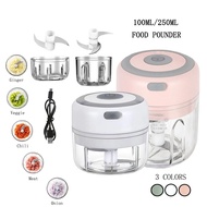 Garlic Chopper Mini USB Electric Food Chopper Mini Blender Grinder Portabl Vegetable Meat Chilli Gri