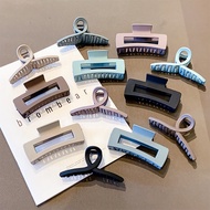Korean-style ins plastic square grab clip simple temperament large back head hairpin bath fixed clip