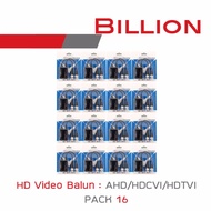 BILLION BALUN HD สำหรับกล้อง HDTVI HDCVI AHD และ Analog PACK 16 BY BILLIONAIRE SECURETECH