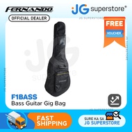 Fernando 47" GT-F1BASS Electric Bass Guitar Bag w/ Water-Resistant Padded & 2 Accessory Pockets