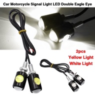 2pcs Motorcycle Signal Lamp Super Bright Car LED Number License Plate Light Mini Turn Signal Light L