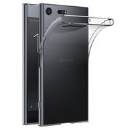 Sony Xperia XZ Premium Case Transparent Anti-Shock Silicon Soft Clear TPU Cover