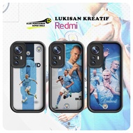 Redmi soft Casing Manchester City MCI soccer Contest Drop resistant protector Unique collage adaptat
