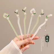 Flower Hairpin Female Antique New Chinese Style Hairpin Modern Hairpin Hairpin Hair Accessories Desi