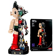 Mech Astro Boy Toy Building Kit,Collectible Mighty Atom Display Model,Half Mech Detail Hand-Made Mec