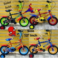 Basikal Budak / 100%Siap Pasang / Box Diy / Basikal kanak-kanak / bicycle size 12inch / Bicycle Kids / sesuai 2-4 Tahun