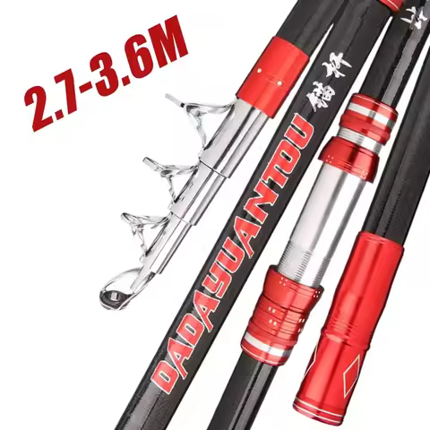 2.7M 3.0M 3.6M Surf Fishing Rod 30kg Portable Telescopic Travel Surf Spinning Rod Carbon fiber Saltw