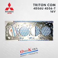 ปะเก็นฝาสูบ เหล็ก Mitsubishi TRITON COM 4D56U 4D56-T มิตซูบิชิ ไตตั้น คอม ดีเซล 4D56 16V หนา 2.0 มม