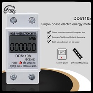 [8C11] 60A DDS1108 LCD Digital Display Single Phase Energy Meter With Balight Single Phase Energy Me