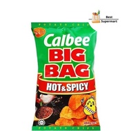 Calbee Big Bag Potato Chips Hot And Spicy 180g