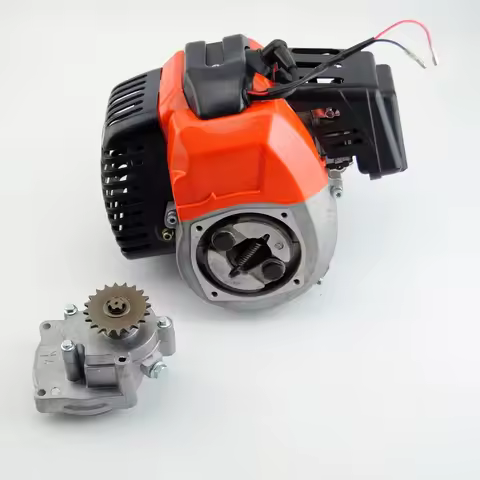 Engine 49cc & Gear Reduction Transmission Box For SCOOTER ATV Goped Pocket MINI BIKE