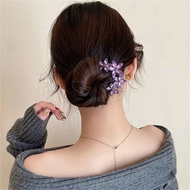 Ub U รูป Retro Hair Pin ดอกไม้รูปร่าง Rhinestone Hair Stick Hairpins สำหรับเทศกาลงานแต่งงาน Head Dec