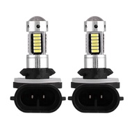 1 Pair 881/880 H27 Bulb Super Bright 6500k LED Auto Driving Light Car Fog Lights Bulb DRL Lamp 12V 5