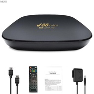 Streaming Media Players V88Smart TV Android 12 Set Top Box 4K HD 2GB 4GB 8GB RAM 32GB 64GB 128GB ROM