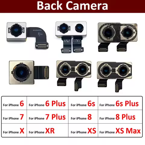 For iPhone 6 6s 7 8 6G 7G 8G Plus X XR Xs Max Rear Big Back Camera Flex Cable Main Camera Module Rep