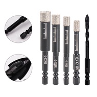 Fast ship❤️Tile Drill Bit Set with 1pc 6mm Carbide Drill Bit Fine Stoneware Drill for Tiles