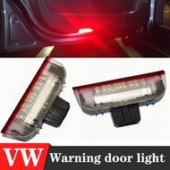 2 Pieces 3D LED Car Door Welcome Light Under Warning For VW Golf 5-7 Passat B5 GTI Touran Jetta MK5 MK6 CC
