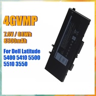 4GVMP 7.6V 68Wh Laptop Battery  for Dell Latitude 5400 5500 5410 Precision 3540 3550 Laptop 1V1XF R8