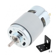 775 DC Motor 12V-24V Double Ball Bearing High Torque Large Power Low Noise Electric Motor 6000-12000