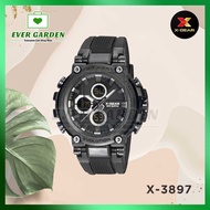 Evergarden X-Gear M-3897 Men Watch Digital Waterproof Clock Men Army Military Digital Watch Color:09.Falling star black