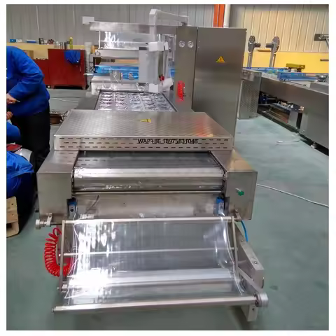 Plastic Packaging Sealing Packaging Printing and Thermoforming Machine